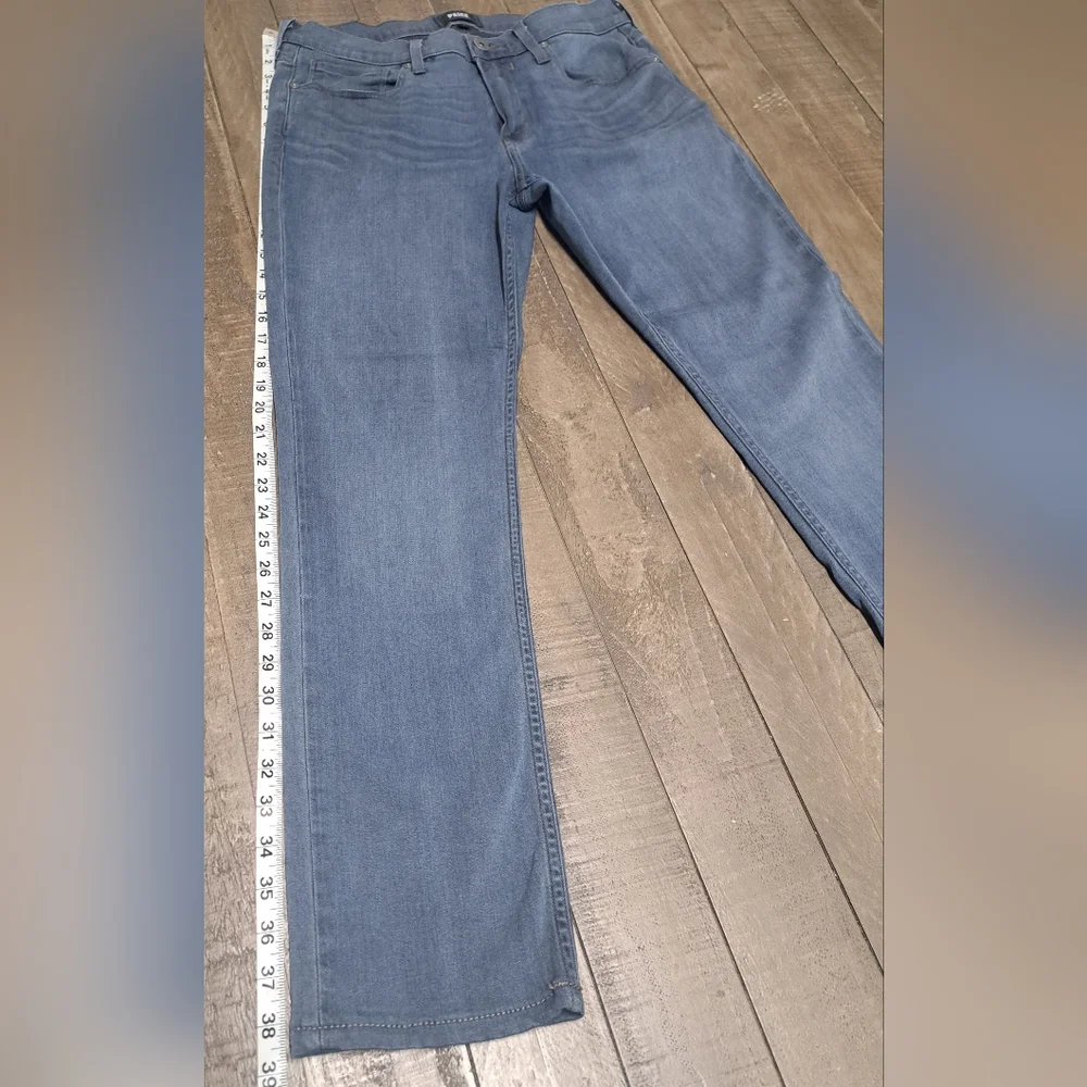 PAIGE Federal Men's Jeans Slim Straight Size 30x30 Blue Stretch Denim USA Made - Picture 6 of 10